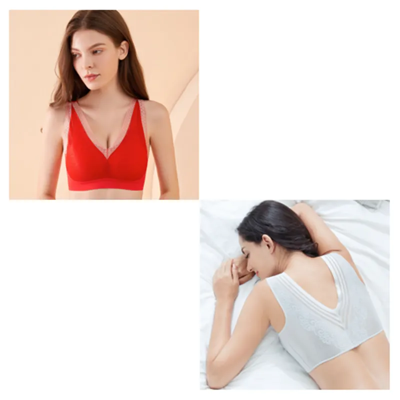 Plus Size Silk Vest Without Steel Ring Bra
