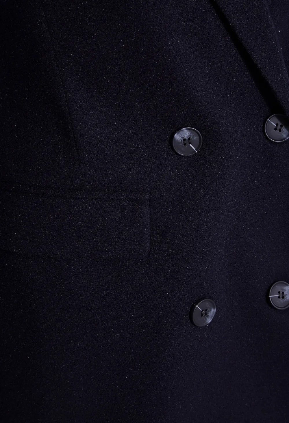 LTS Tall Light Blue Double Breasted Brushed Jacket