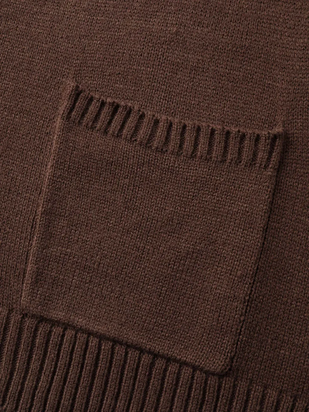 Fair-Isle Yoke Button Knit Cardigan