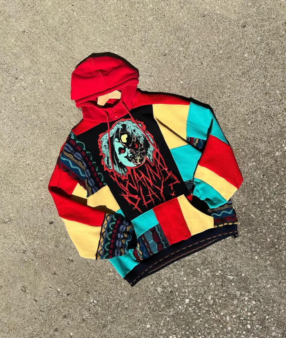 Red hoodie sweatshirts how perfect and cozy piece for your Halloween day
