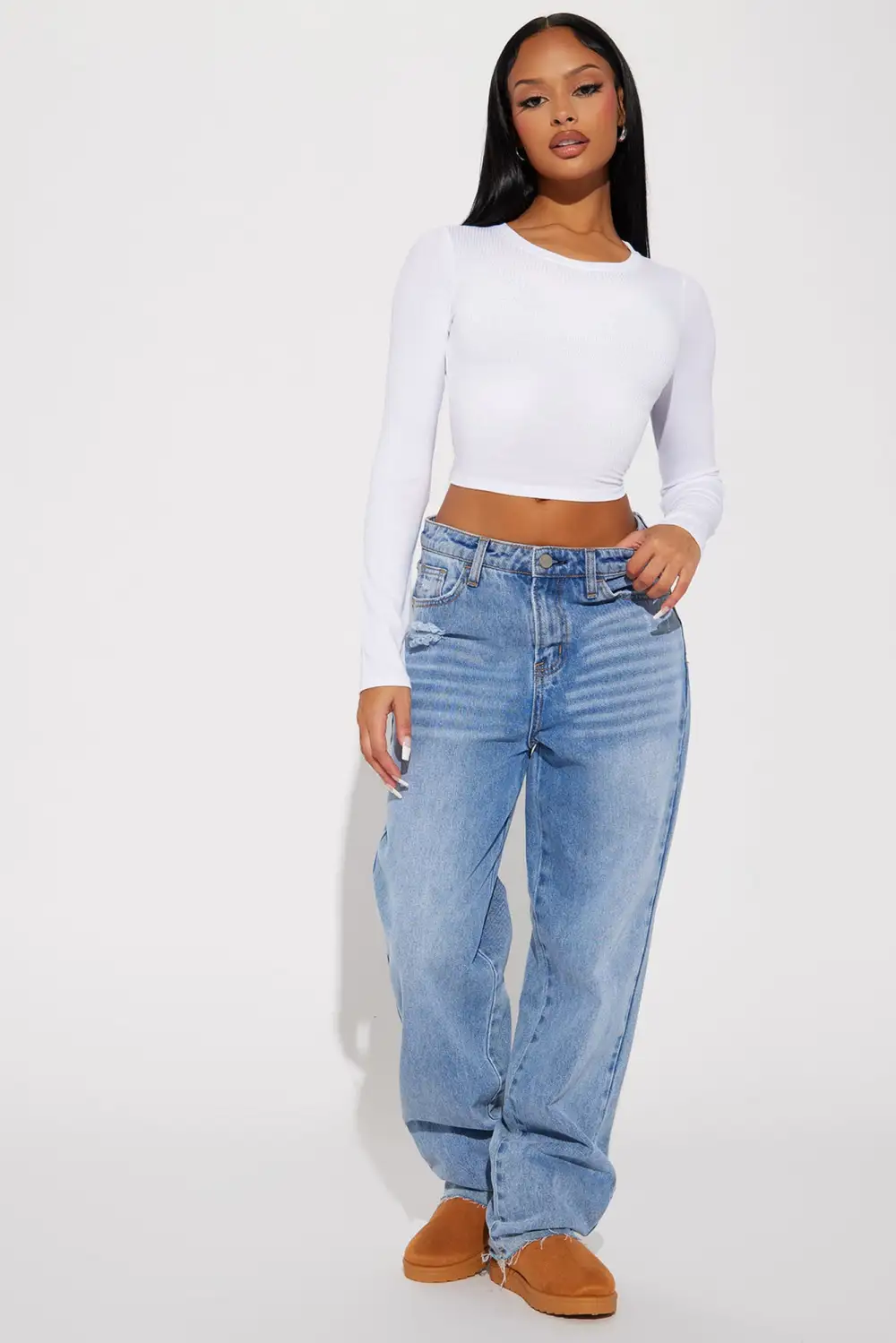 My Everyday Ribbed Tee - White