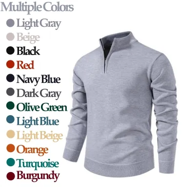 Men's Quarter Zip Sweater