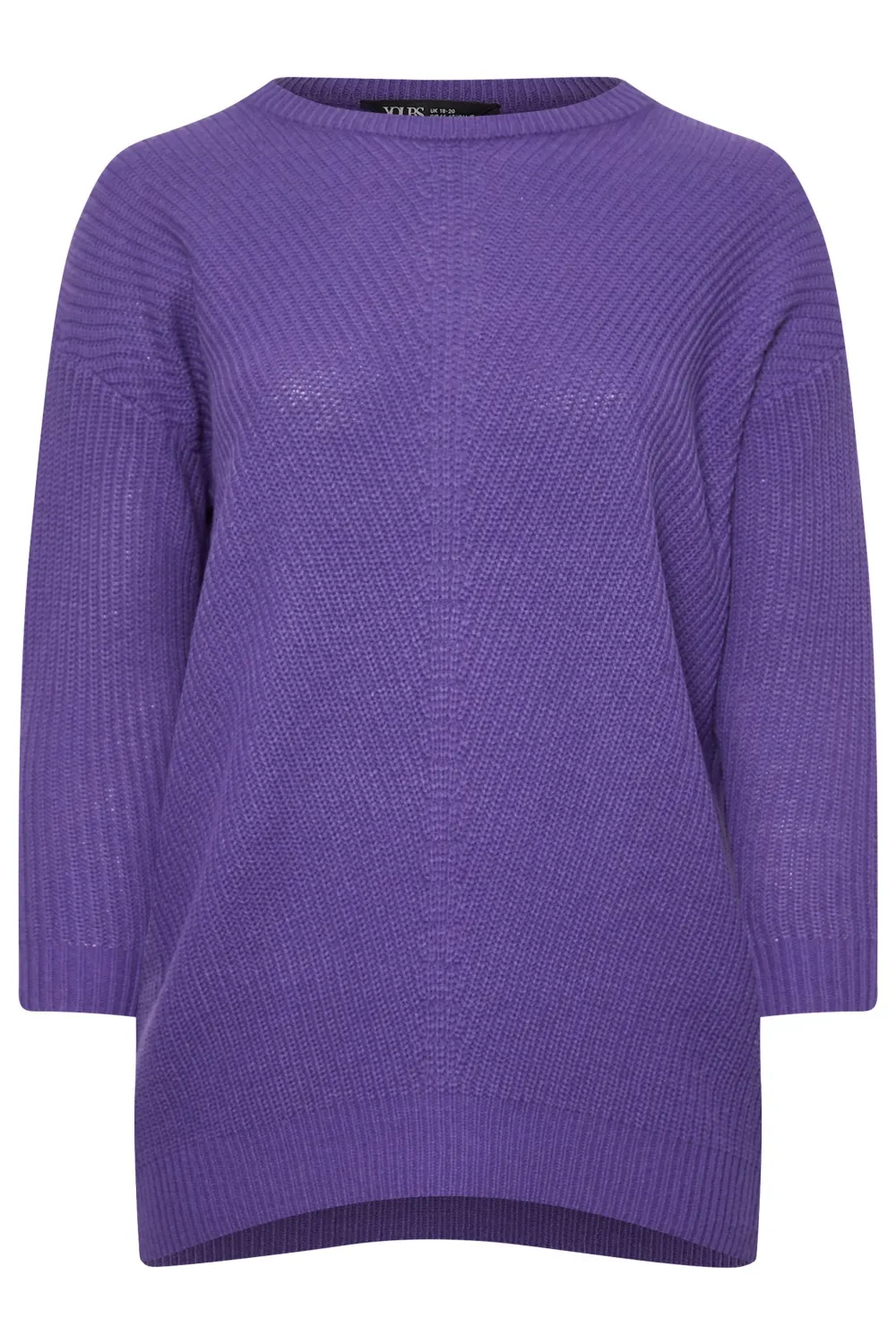 YOURS Curve Pink Essential Knitted Jumper
