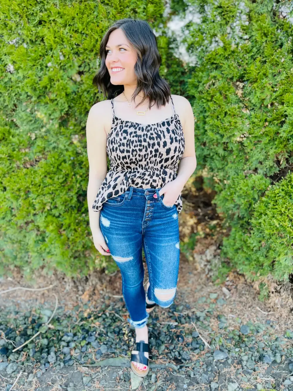 DOORBUSTER! I Like Big Button Fly Skinny Jeans