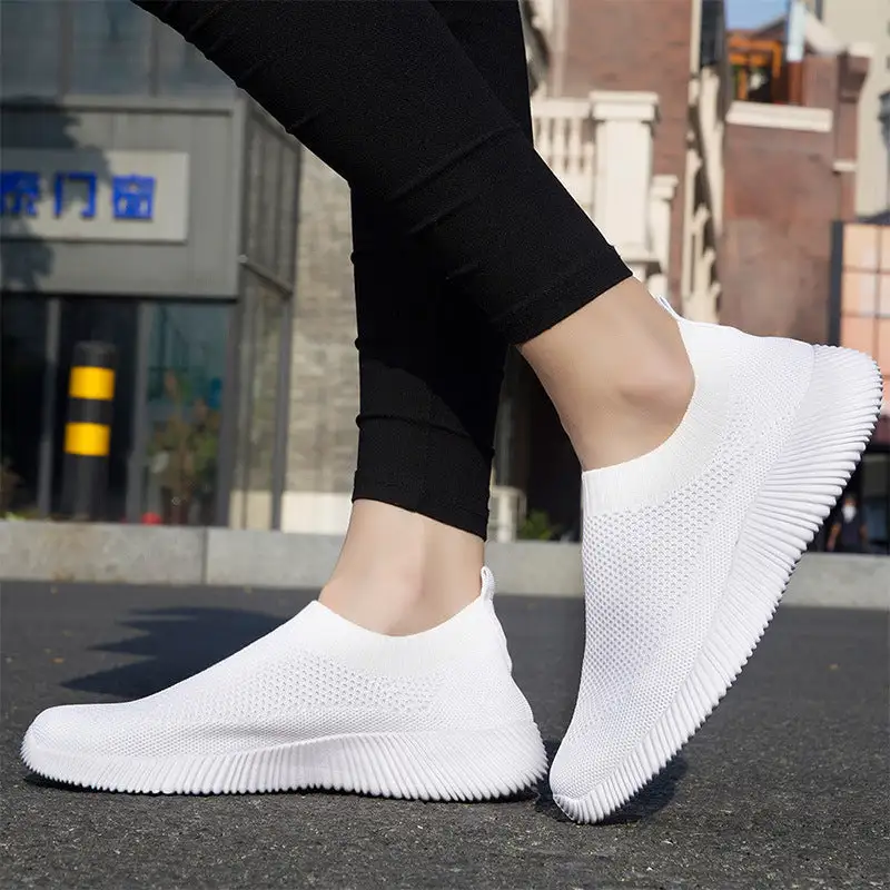 - Women Stretchy Slip-on Mesh Bunion Corrector Sneakers