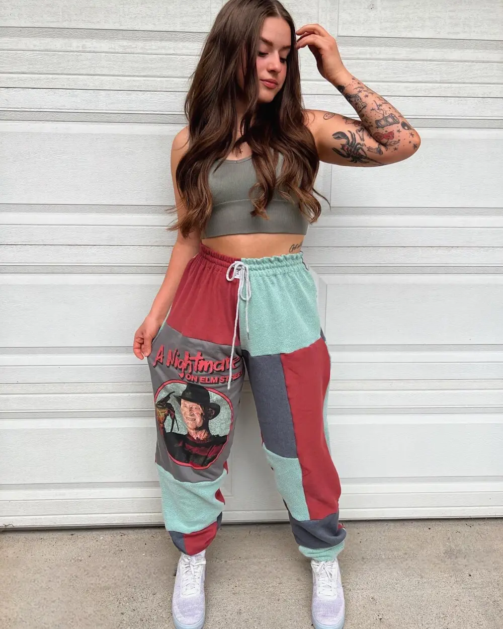 Blue sweatpants how perfect and cozy piece for your Halloween day