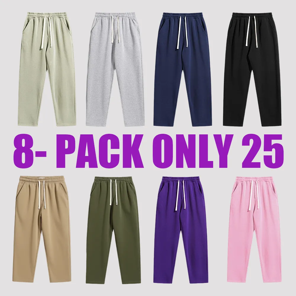 Men's Regular Fit Solid Drawstring Waist Sweatpants, Casual Pocket Design Pants for Fall & Winter, Men's Trousers for Daily Wear, Sports Pants Sportswear