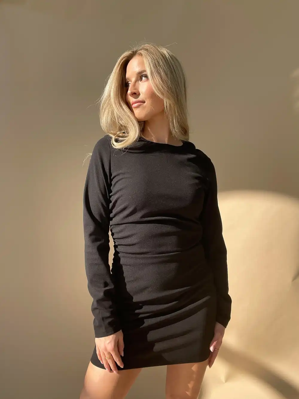 Ruched Mini Dress
