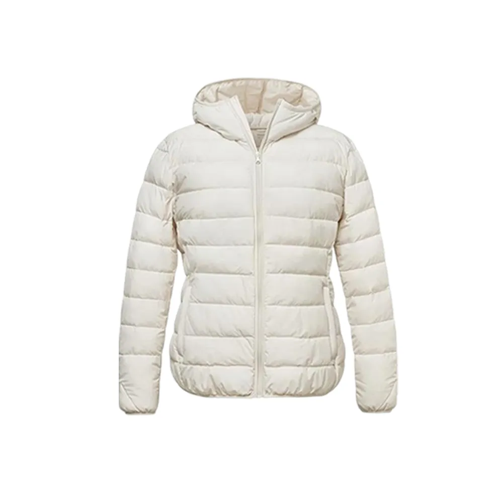 Women's Plus Size Packable Hooded Lightweight Puffer Jacket (Winter/Christmas Gift)