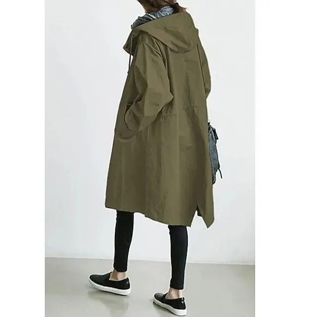 Women's Hiking Jacket Hiking Windbreaker Winter Outdoor Windproof Quick Dry Lightweight Water Repellent Outerwear Coat Top Climbing Camping / Hiking / Caving Traveling Lake blue Black Pink Army Green