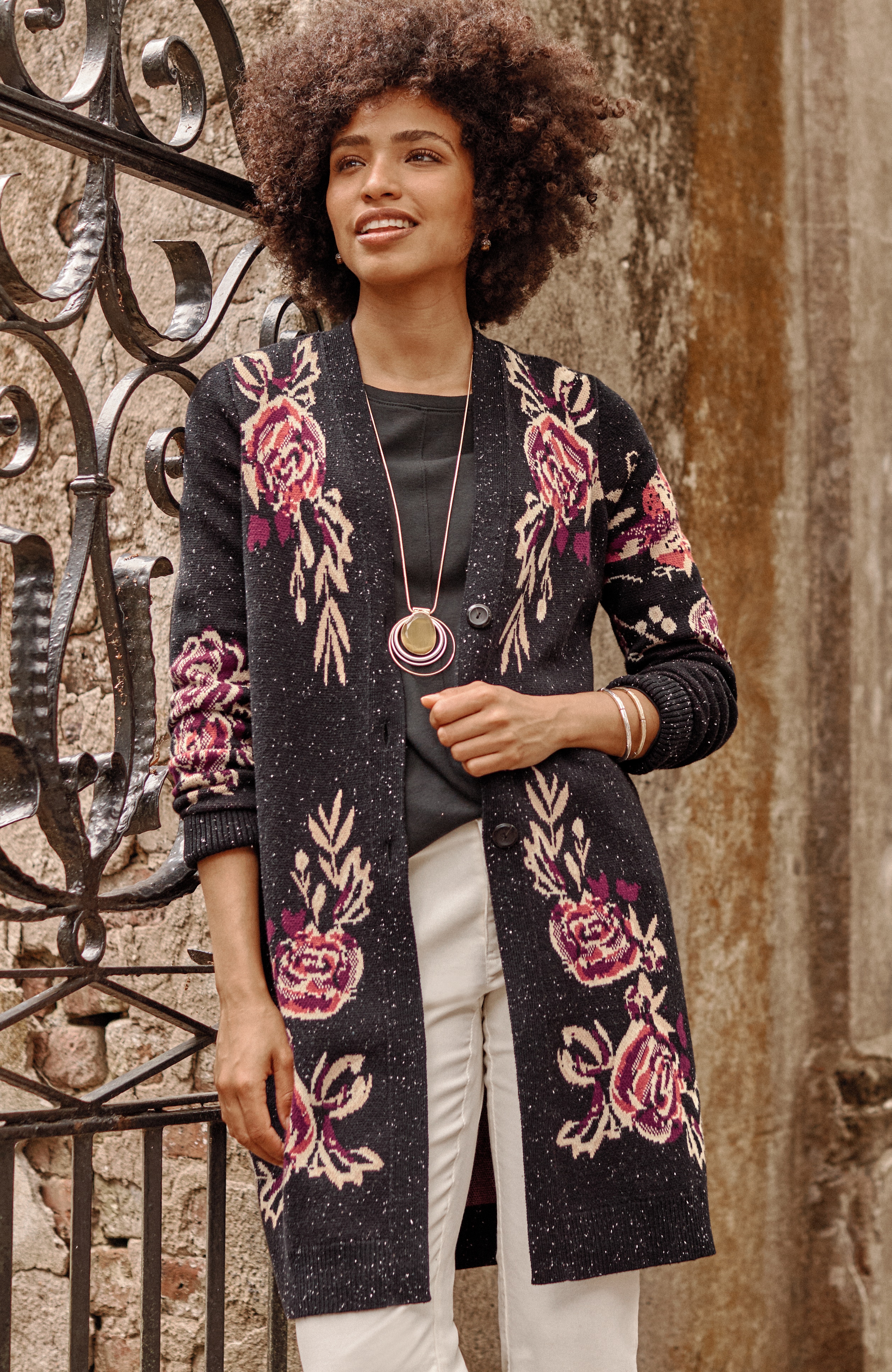 Botanical Gardens Sweater Topper
