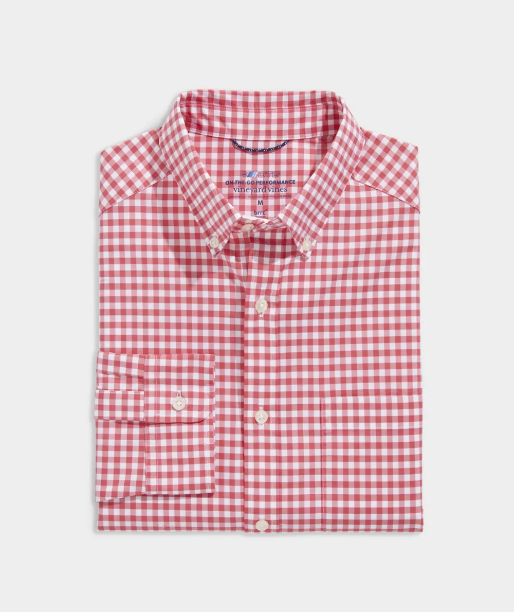 On-The-Go brrr° Gingham Shirt