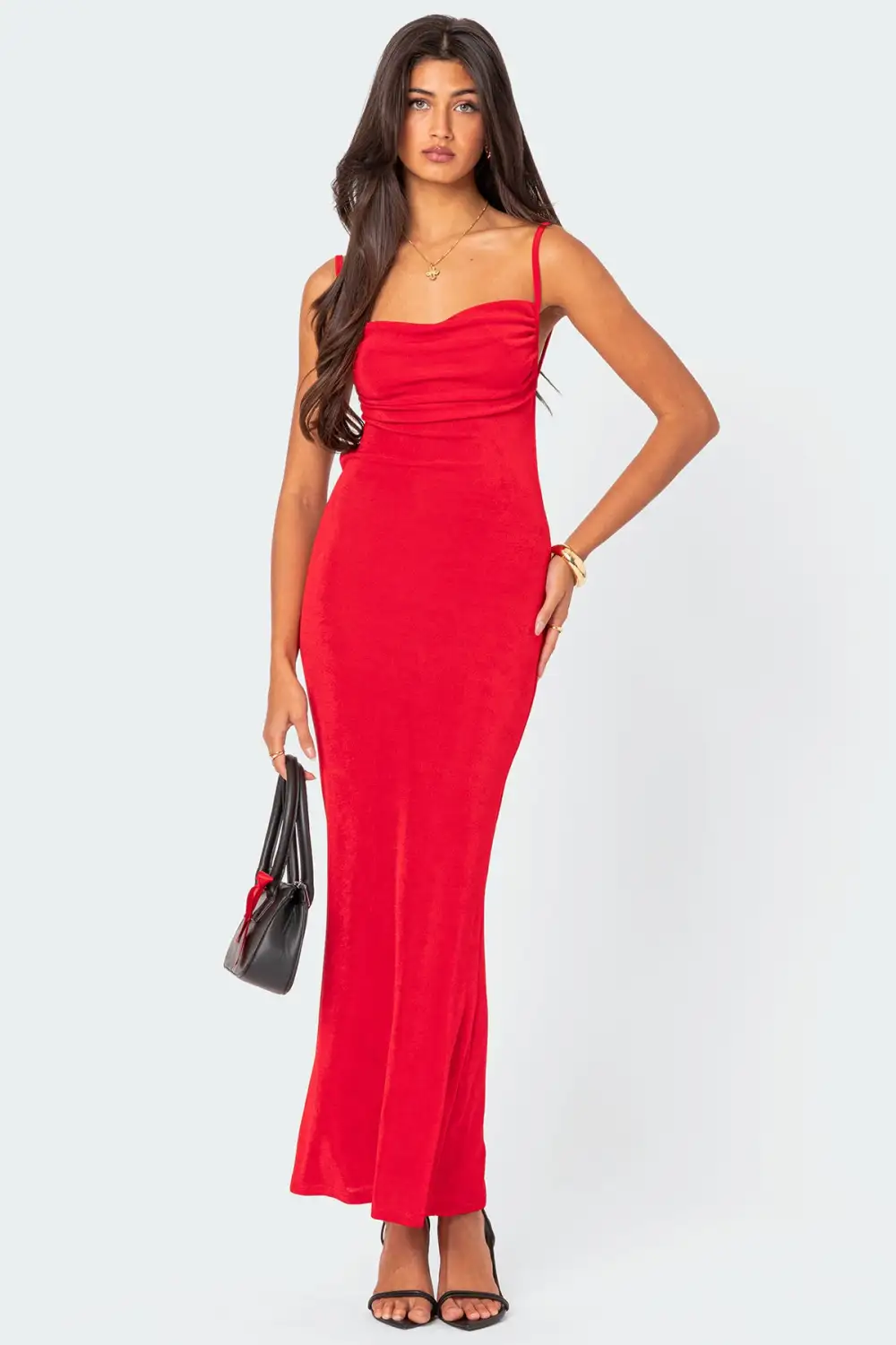 Clea Open Back Maxi Dress