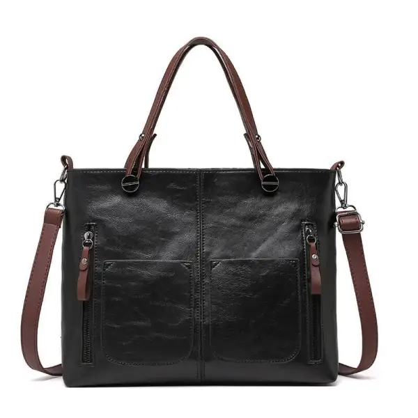 Ladies vintage leather shoulder bag