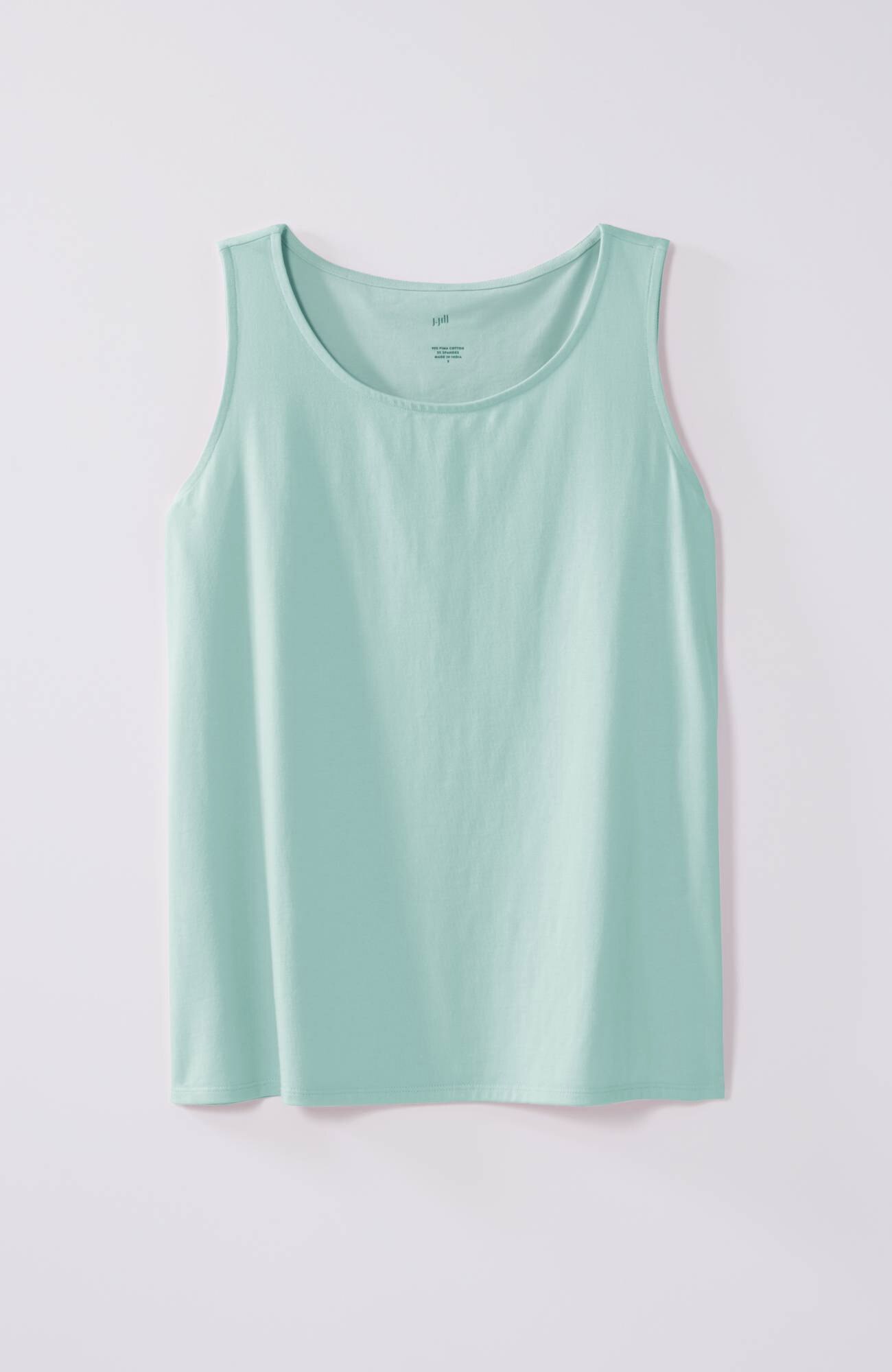 pima-stretch knit tank