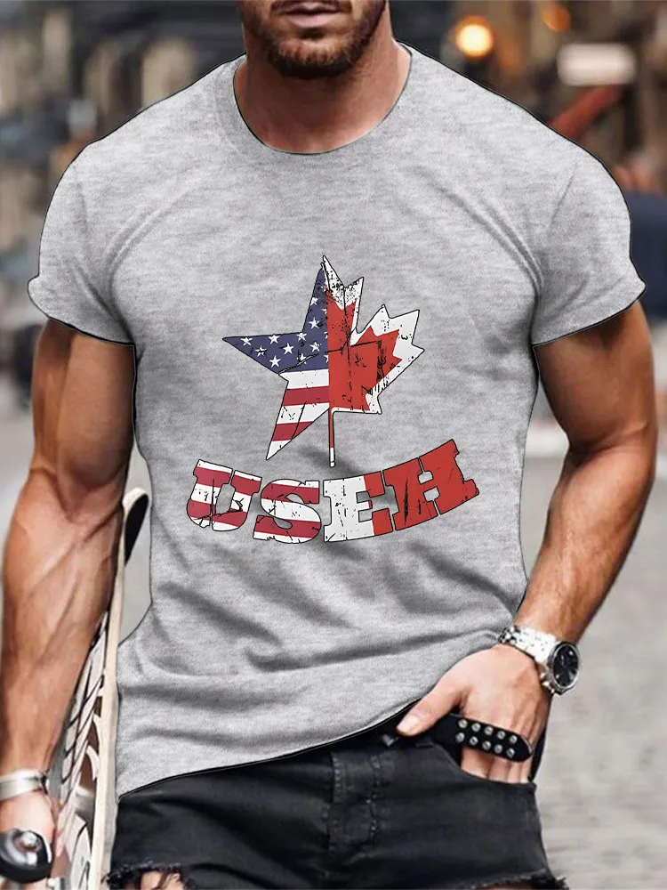 Men'S We Are Canada Strong We Will Never Yield To Tru.p T-Shirt