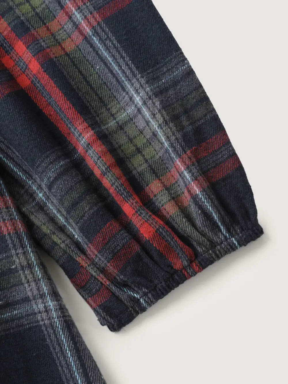 Plaid Button Detail Pocket Belted Arc Hem Dress