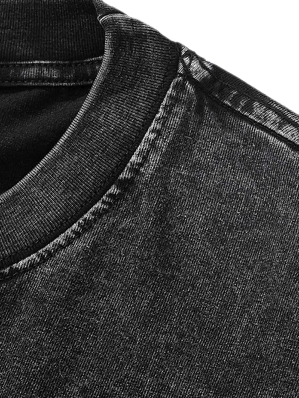 Retro Creative Letter Finger T-shirt - 1647