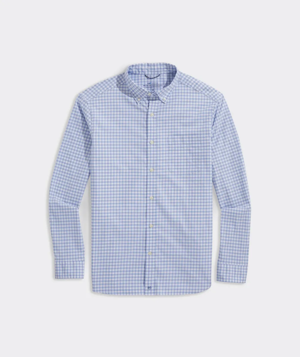 On-The-Go brrr° Gingham Shirt