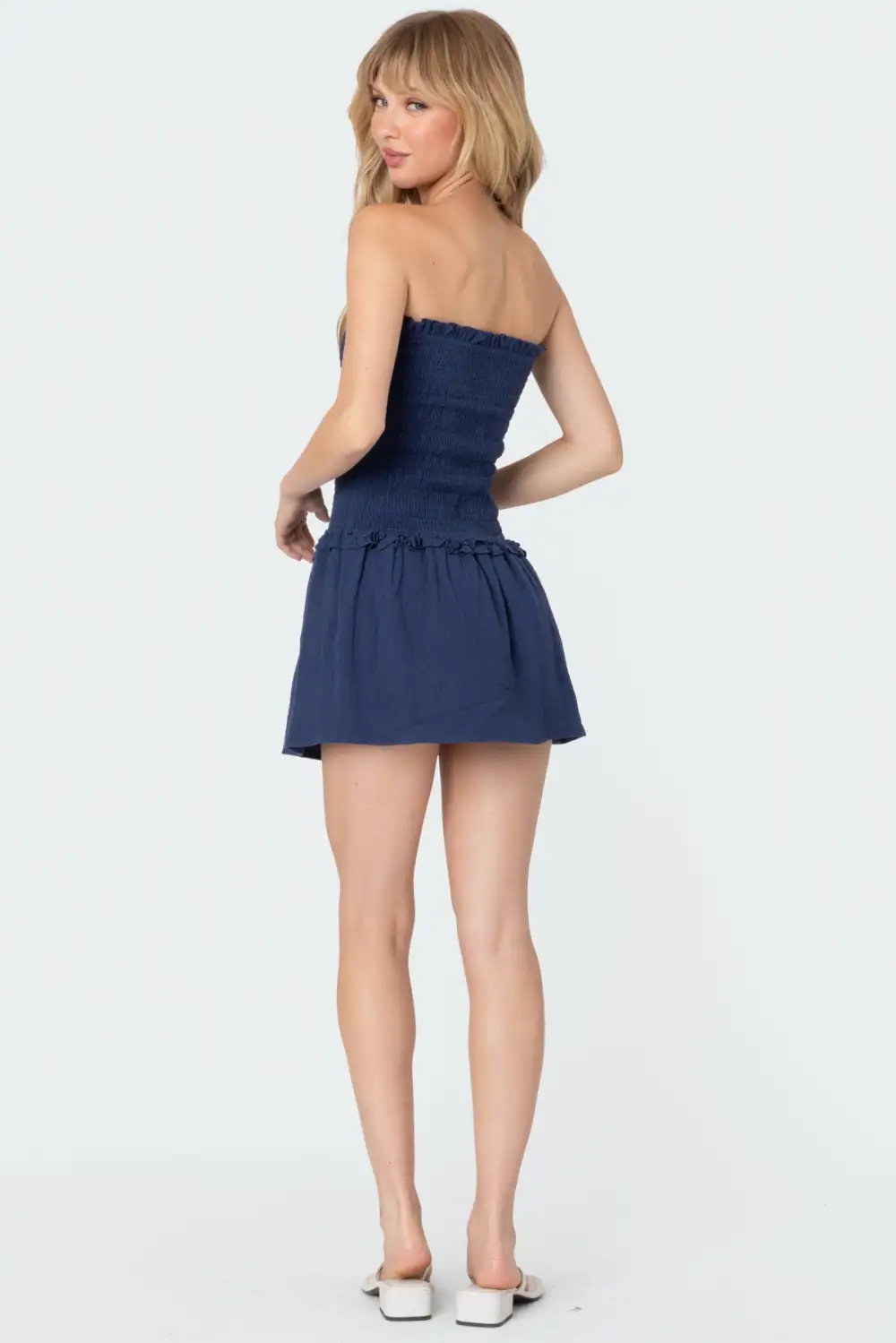 Storm Scrunch Mini Dress