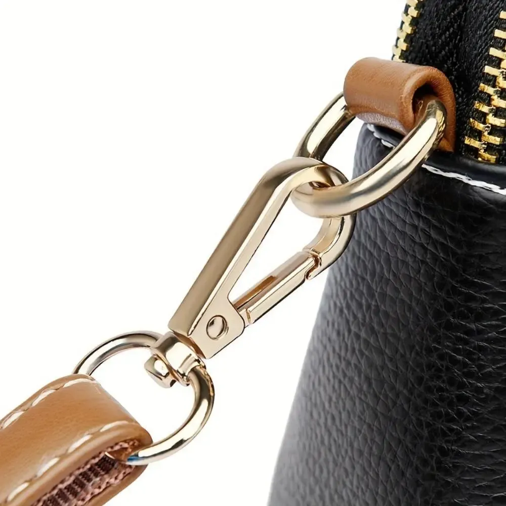 Mila Litchi Crossbody Bag with Embossed Pattern
