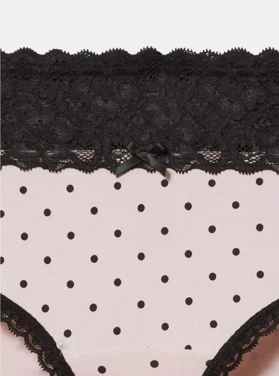 5 PACKS COTTON MID RISE HIPSTER LACE TRIM PANTY