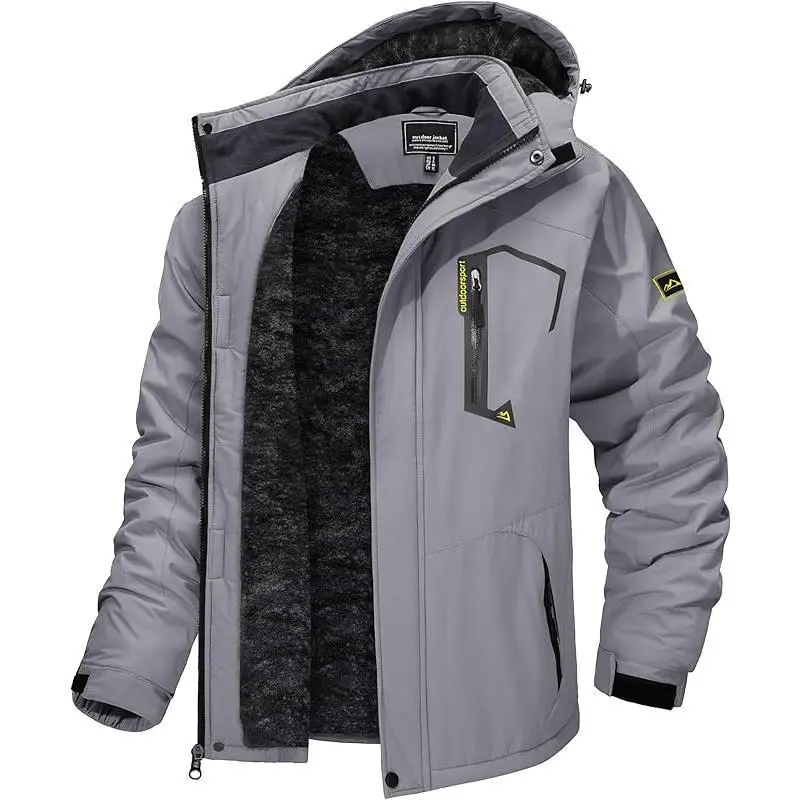 Men's Winter Skiing Jackets Water Resistant Fleece Coats