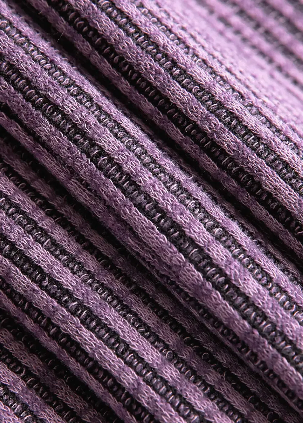 Dusty Purple Patchwork A Line Long Sleeve Dress