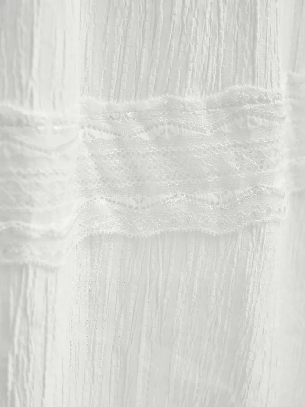 Textured Cut-Out Lace Tied Midi Dress