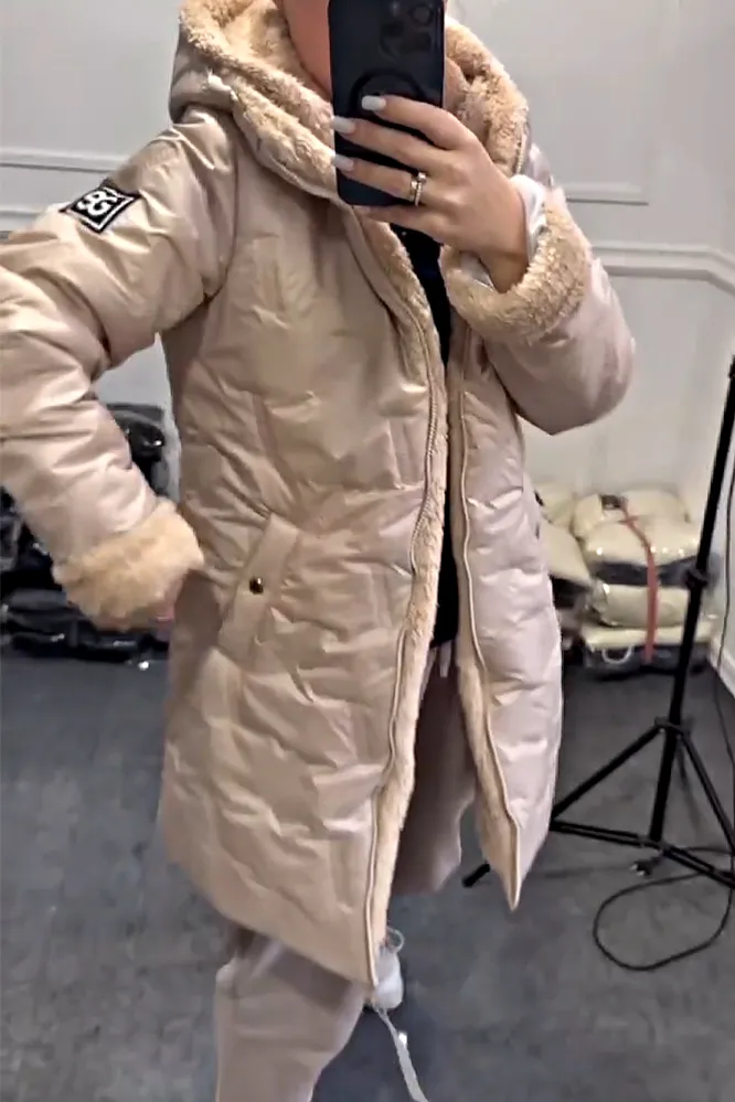 Women's casual down jacket