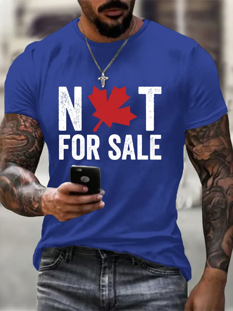 Men'S Canada Is Not For Sale Sorry T-Shirt