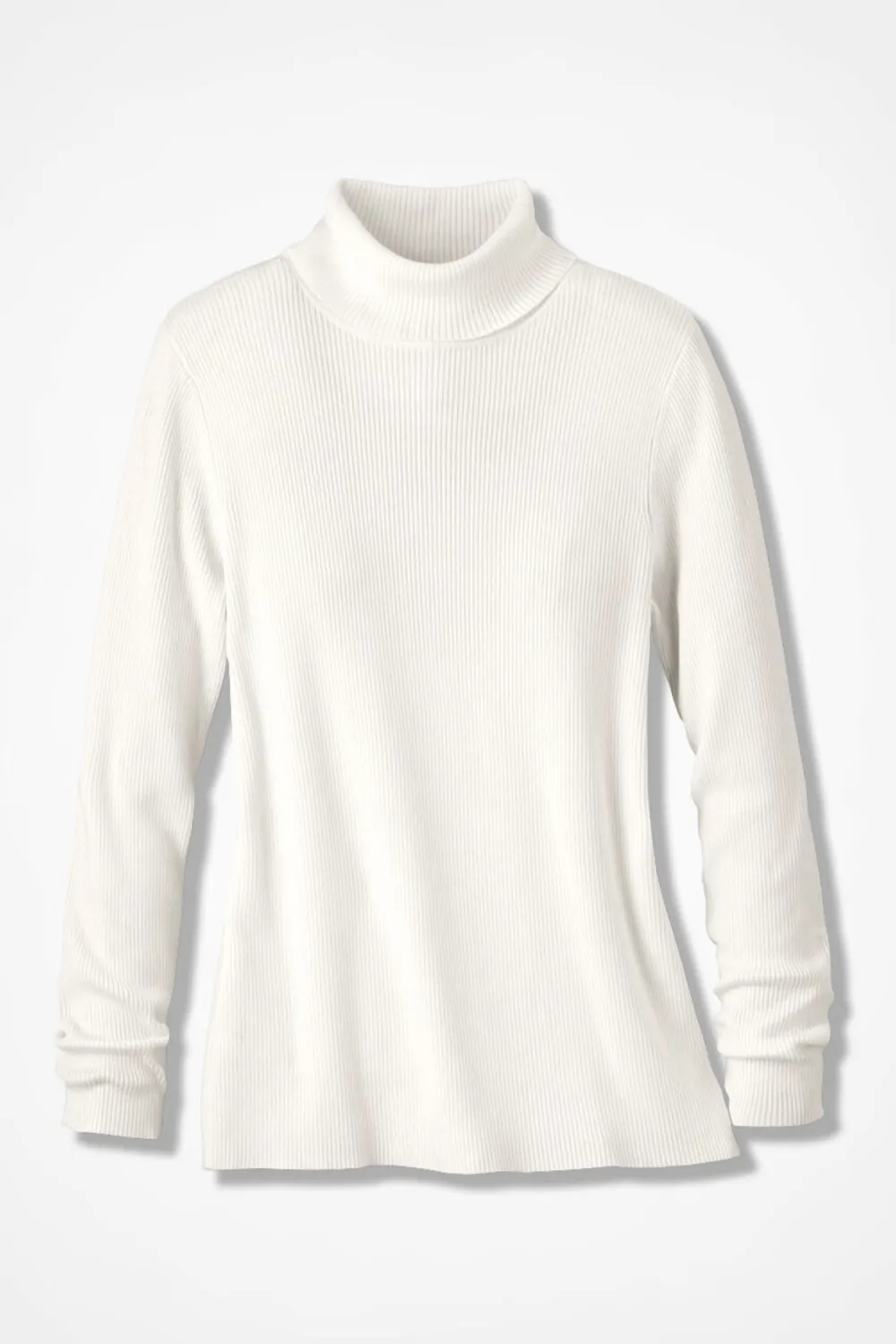 Ribbed Turtleneck Sweater