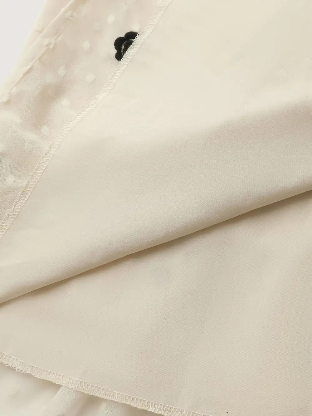 Sheer Textured Ruffled Hem Midi Dress