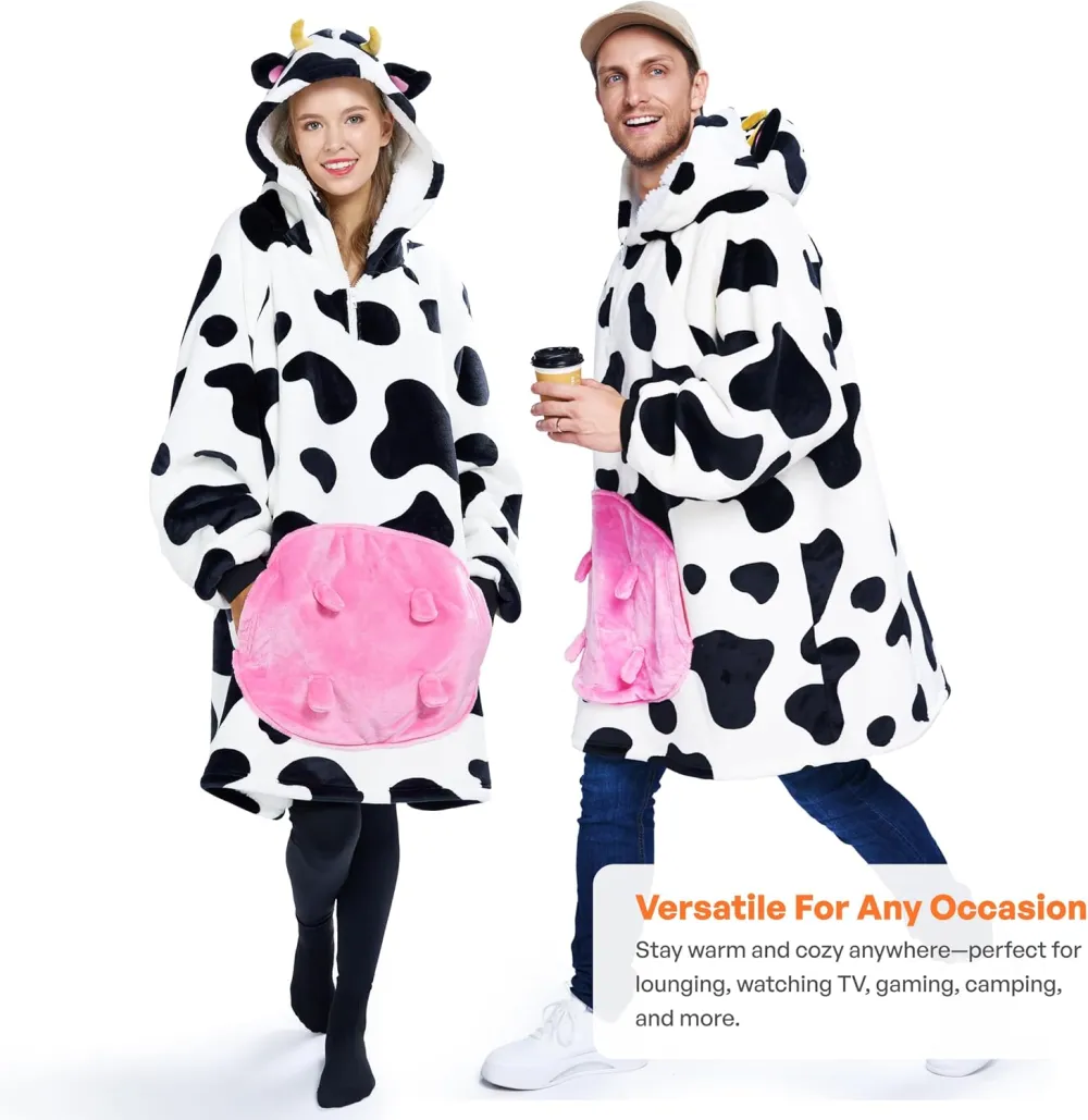 Panda Wearable Blanket Hoodie