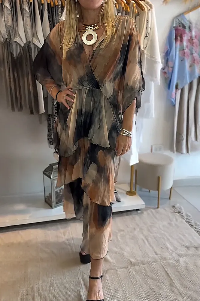 Women's gradient casual dress