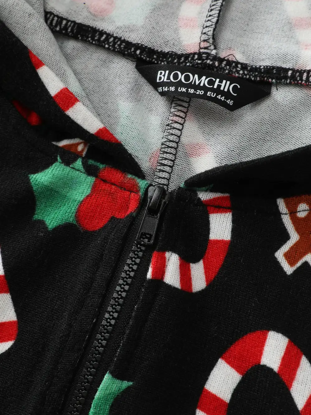 Holiday Everything Pockets Zipper Lounge Jumpsuit