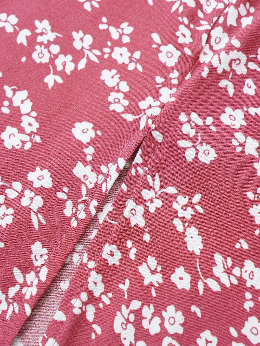 Bloom Dress - Flutter Sleeve Ditsy Floral Pocket Split Maxi Dress