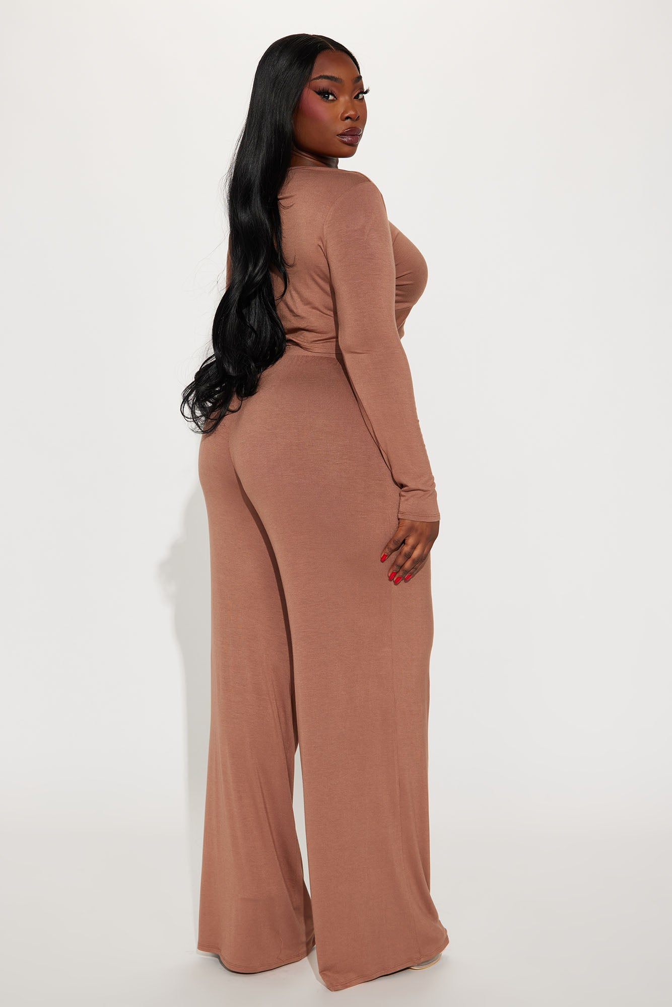 Rebecca Pant Set - Mocha