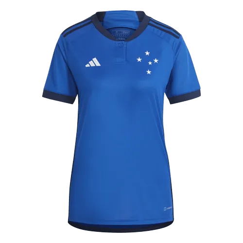 Camisa Cruzeiro Home 23/24 Feminina - Azul