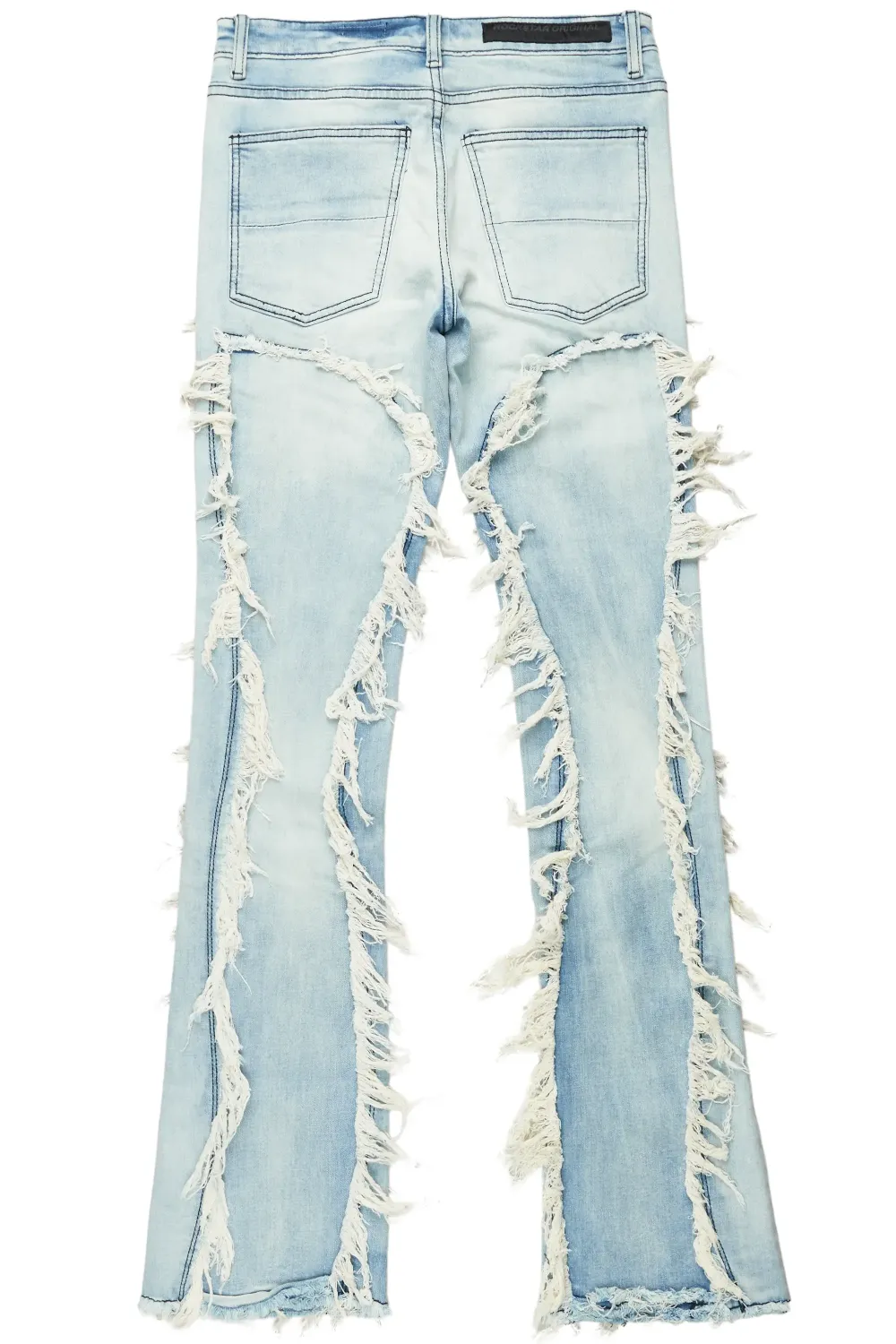 Tristan Blue Stacked Flare Jean
