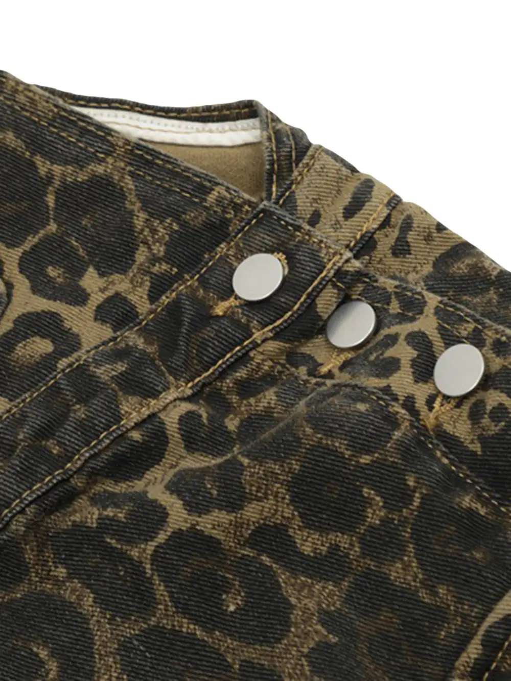 Leopard Print Street Style Workwear Overalls - 2020