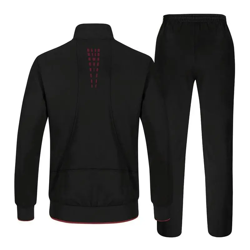 Men’s 2-Piece Tracksuit – Full Zip Jogging Set for Fall & Winter