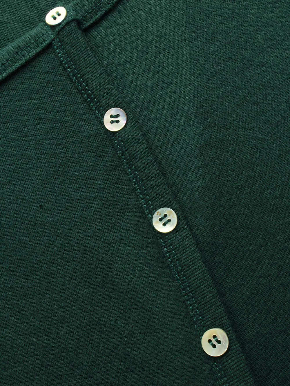 Plain Gathered Button Detail T-shirt