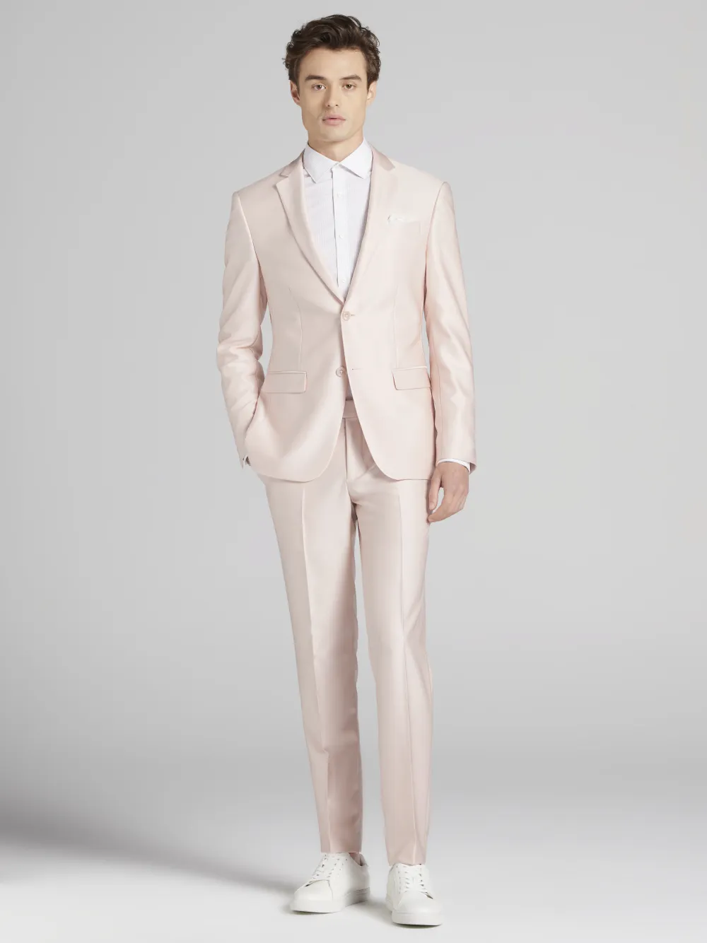 Egara Skinny Fit Shiny Suit Jacket