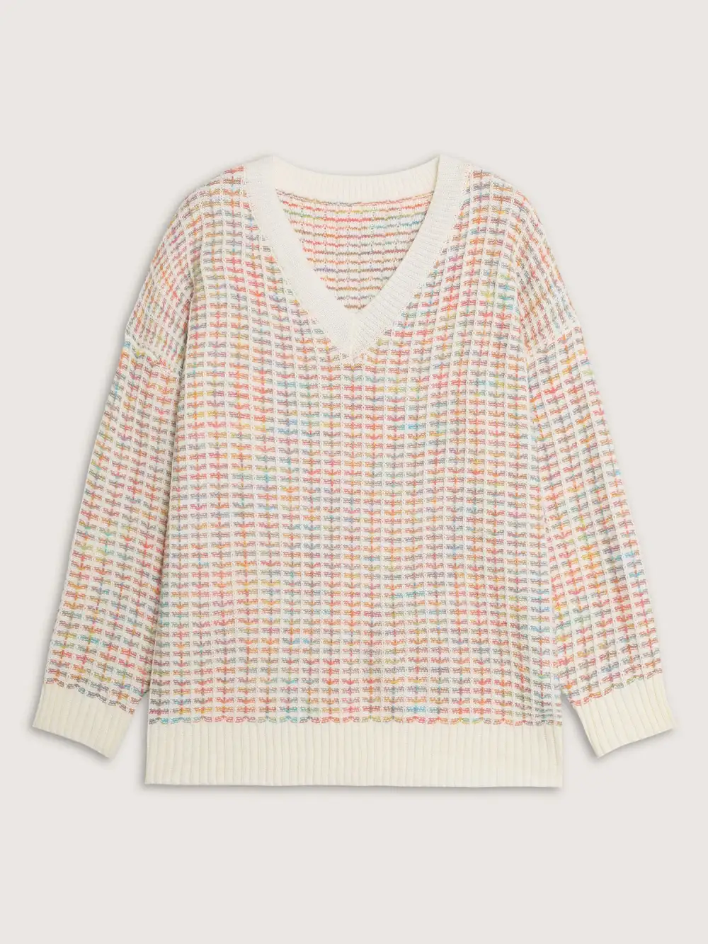 Tissue Textured Color Gradient Pullover