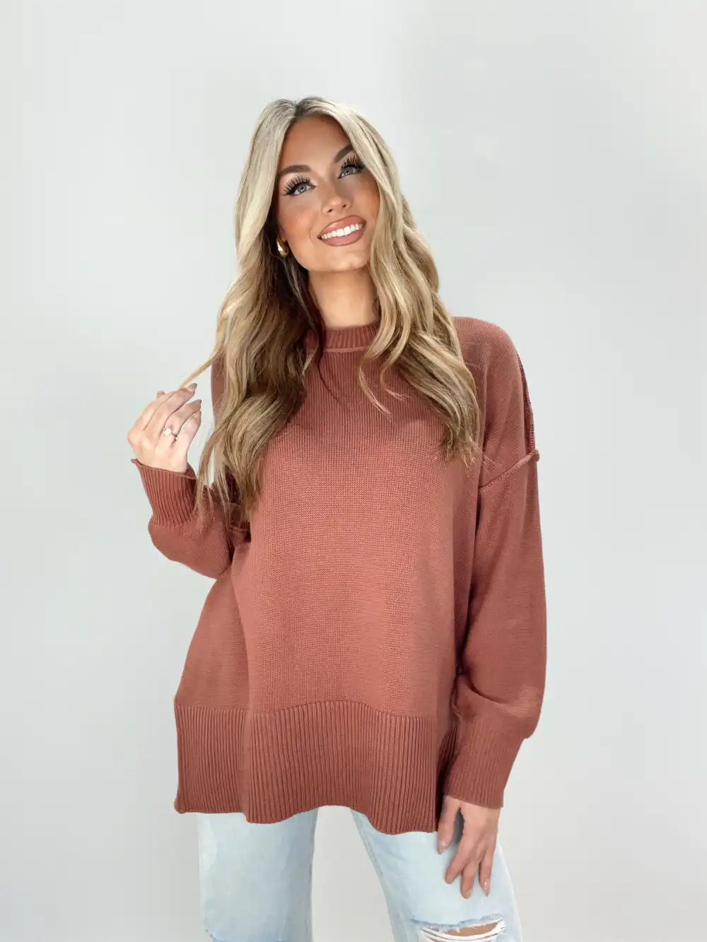 Stitched Sweater