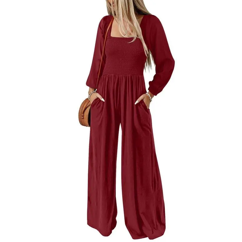 Women's Casual Loose Overalls Jumpsuits