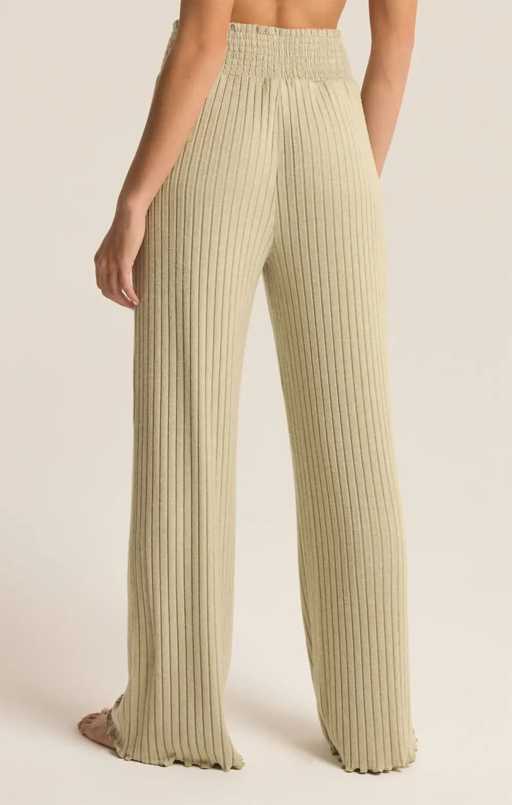 Dawn Smocked Rib Pant