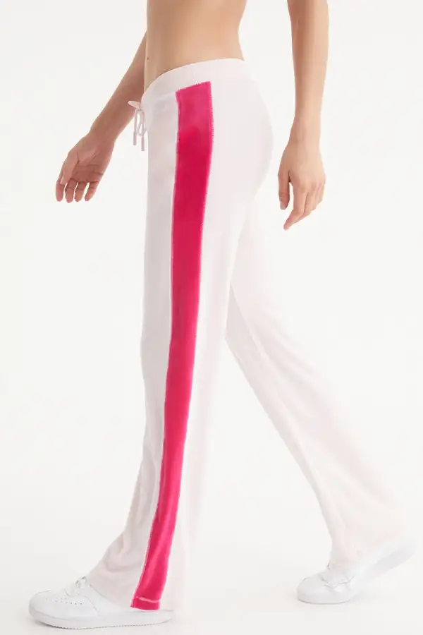 Colorblock Velour Track Pants