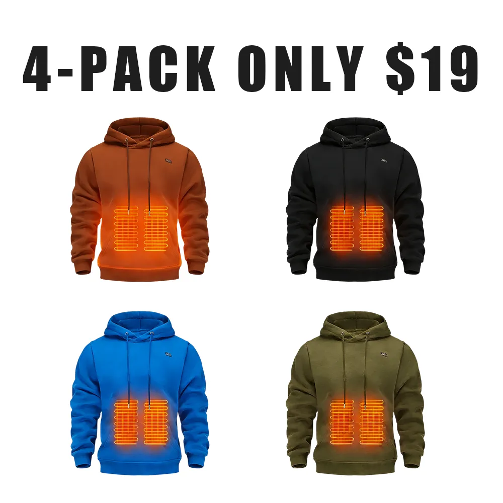 Men's Smart Heated Hoodie - Includes Power Bank